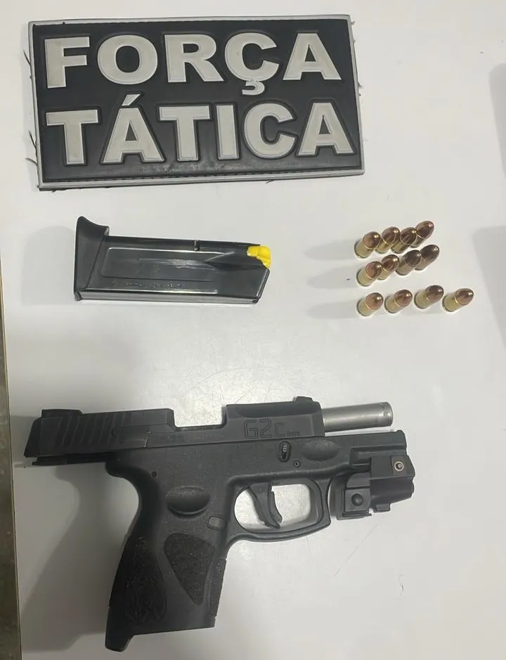 Força Tática do 10º BPM apreende arma de fogo durante abordagem em Assú