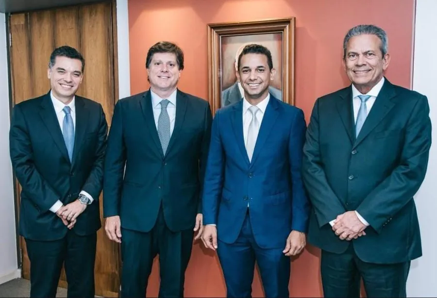 Com presença de Baleia Rossi e Walter Alves, reunião em Brasília sela alinhamento entre Allyson Bezerra e MDB para disputa estadual