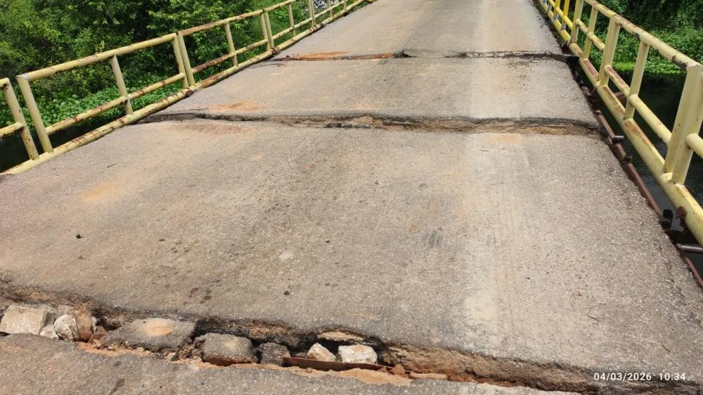 Ponte entre Alto do Rodrigues e Carnaubais tem trazido preocupação para motoristas